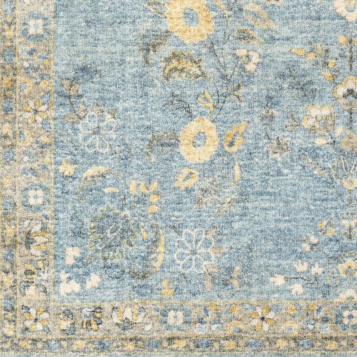 Berger Performance Blue/Gray/Yellow Rug & Reviews Birch Lane